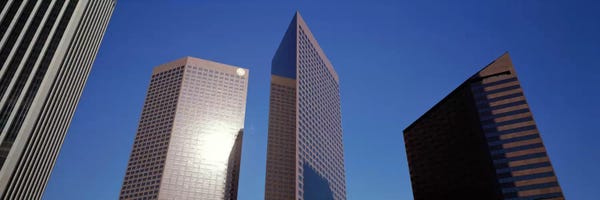 Los Angeles: Low Angle View Of Downtown Office District, Los Angeles, California, USA #2 by Panoramic Images