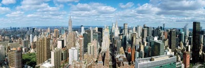 Aerial View Of A City, New York City, New York State, USA by Panoramic Images canvas print