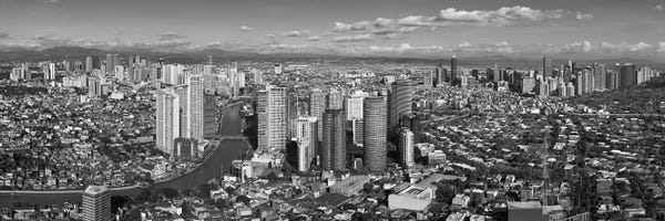 Manila: Aerial View Of Cityscape, Makati, Philippines by Panoramic Images