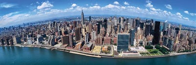 Aerial View Of New York City, New York State, USA I by Panoramic Images canvas print