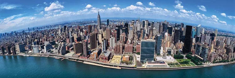 Aerial View Of New York City, New York State, USA I