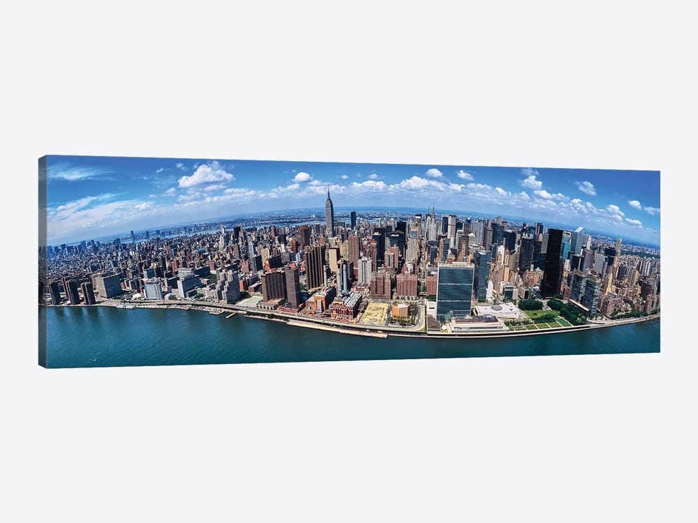 Aerial View Of New York City, New York State, USA I by Panoramic Images 1-piece Canvas Print