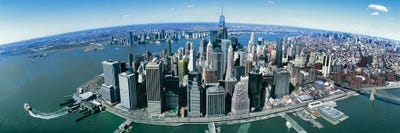 Aerial View Of New York City, New York State, USA II by Panoramic Images canvas print