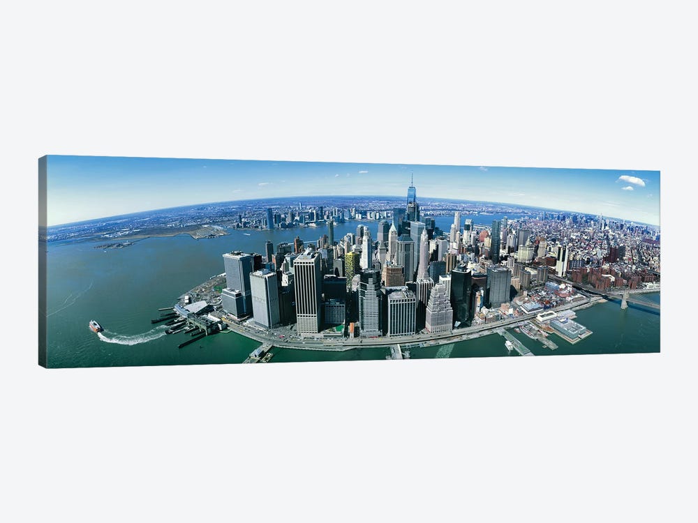 Aerial View Of New York City, New York State, USA II by Panoramic Images 1-piece Art Print