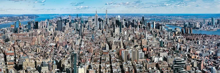 Aerial View Of New York City, New York State, USA V