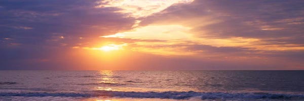 Atlantic Ocean At Sunset, Gulf Of Mexico, Naples, Collier County, Florida, USA