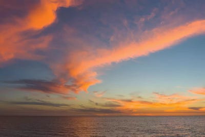 Atlantic Ocean At Sunset, Venice, Sarasota County, Florida, USA by Panoramic Images canvas print