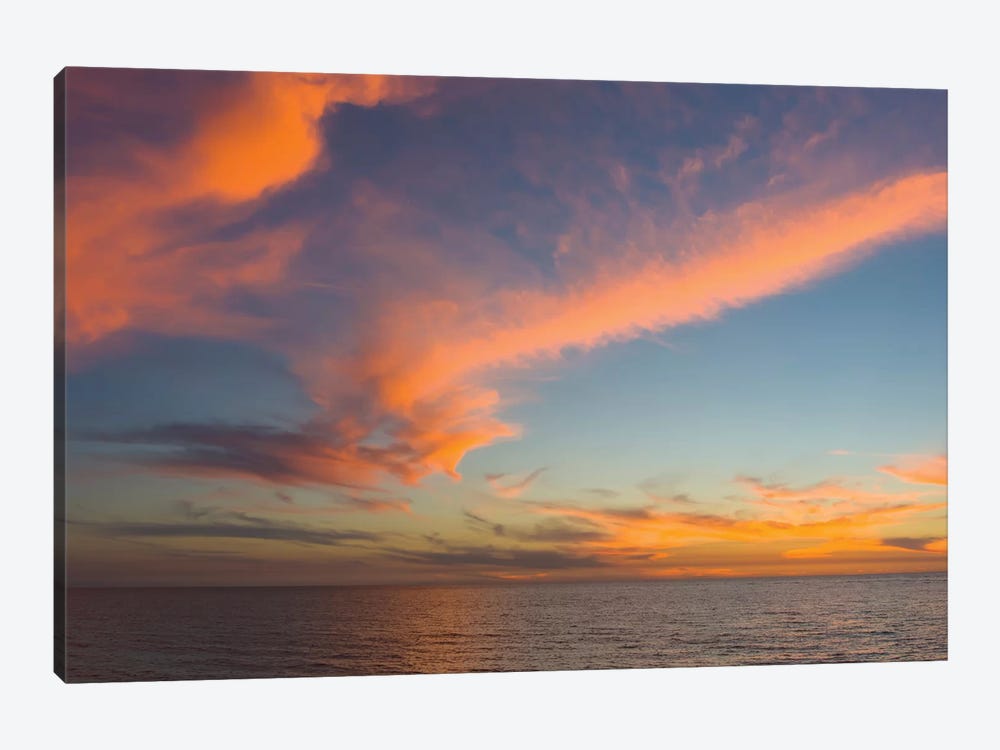 Atlantic Ocean At Sunset, Venice, Sarasota County, Florida, USA by Panoramic Images 1-piece Canvas Artwork