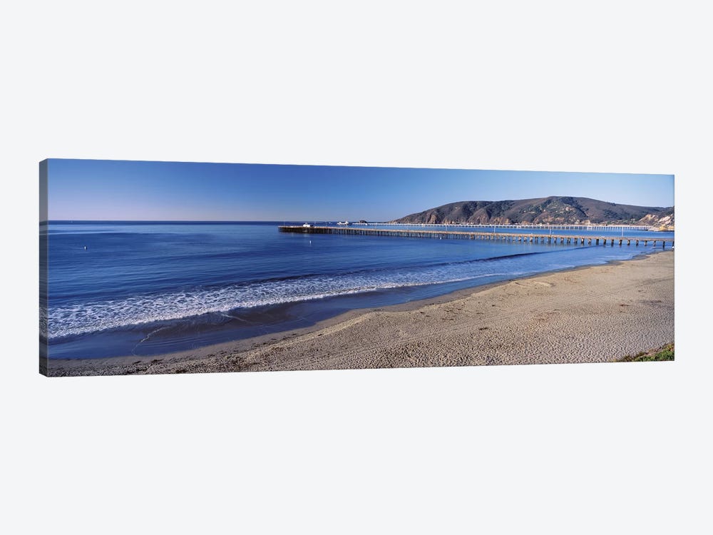 Avila Beach Pier, San Luis Obispo County, California, USA by Panoramic Images 1-piece Canvas Art Print