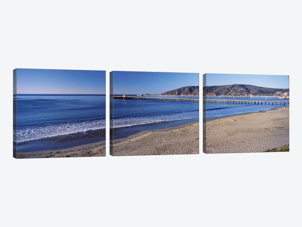 Avila Beach Pier, San Luis Obispo County, California, USA by Panoramic Images 3-piece Art Print