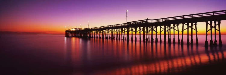 Balboa Pier At Sunset, Newport Beach, Orange County, California, USA by Panoramic Images wall art