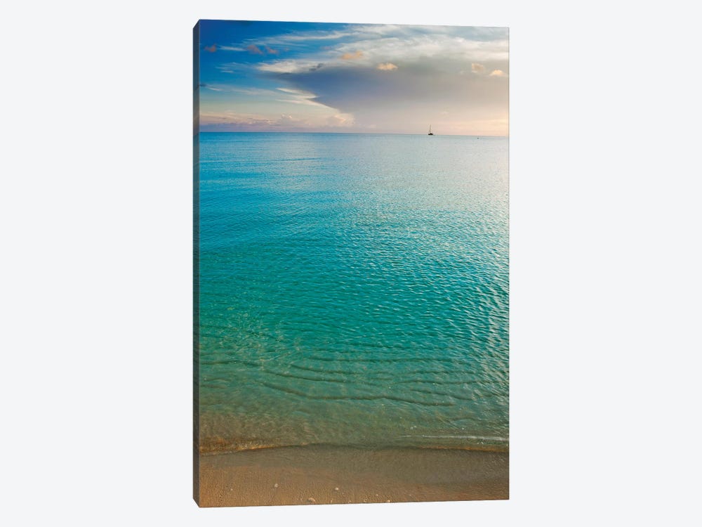 Beach At Sunset, Great Exuma Island, Bahamas I by Panoramic Images 1-piece Canvas Artwork