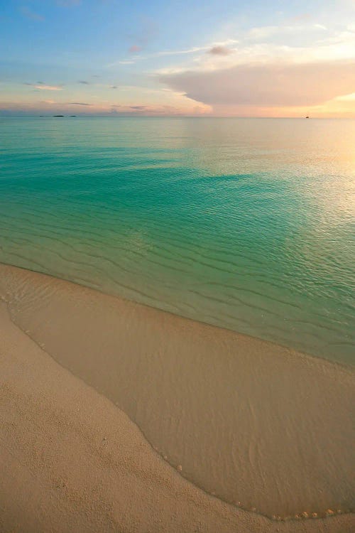 Beach At Sunset, Great Exuma Island, Bahamas II