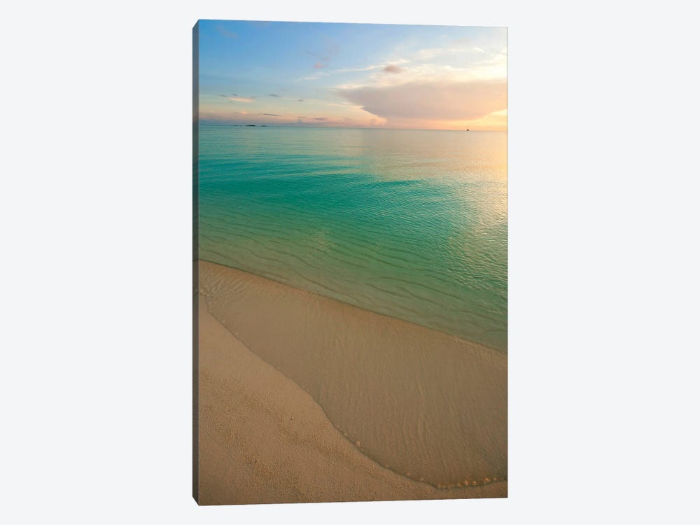 Beach At Sunset, Great Exuma Island, Bahamas II by Panoramic Images 1-piece Canvas Print