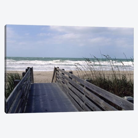Boardwalk On The Beach, Nokomis, Sarasota County, Florida, USA Canvas Print #PIM14291} by Panoramic Images Canvas Artwork