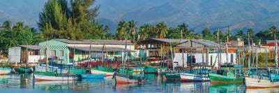 Boats Moored In Harbor, Trinidad, Cuba I by Panoramic Images canvas print