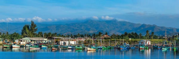 Harbors: Boats Moored In Harbor, Trinidad, Cuba II by Panoramic Images