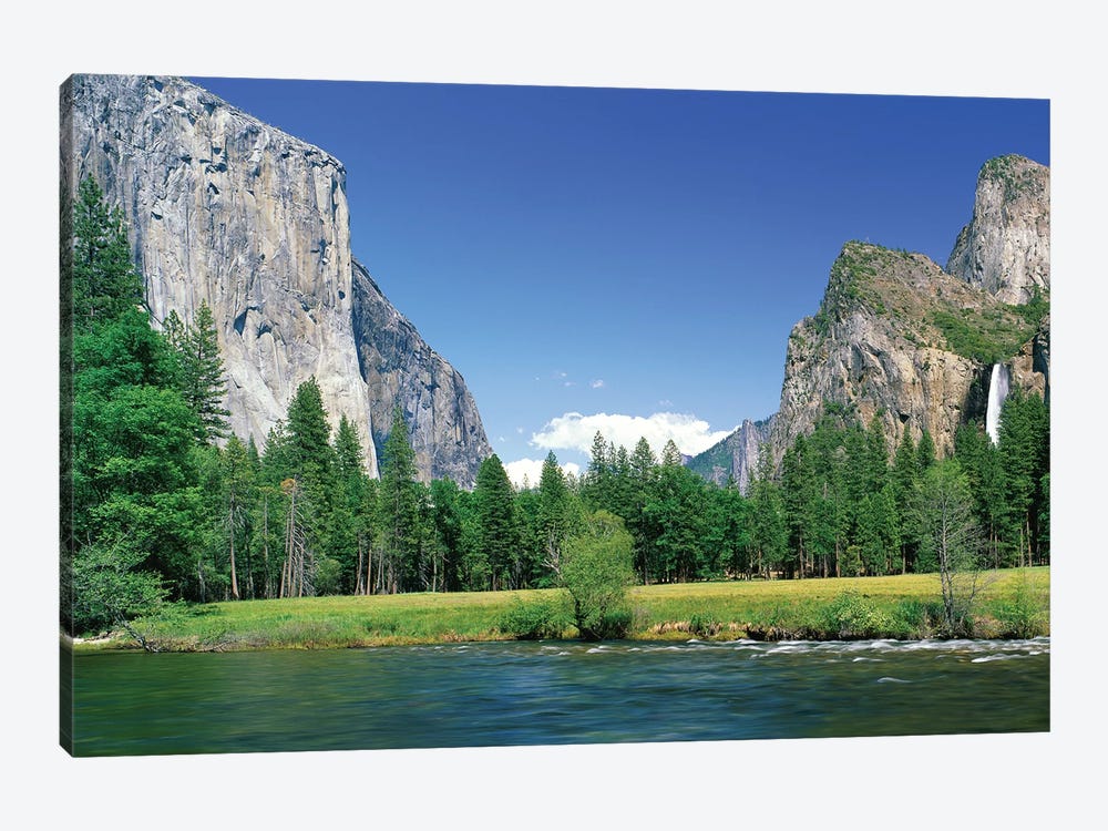 Bridal Veil Falls, Yosemite National Park, California, USA by Panoramic Images 1-piece Art Print