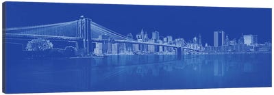 Brooklyn Bridge Over East River, New York City, USA I Canvas Art Print