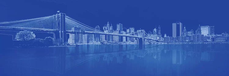 Brooklyn Bridge Over East River, New York City, USA I by Panoramic Images wall art
