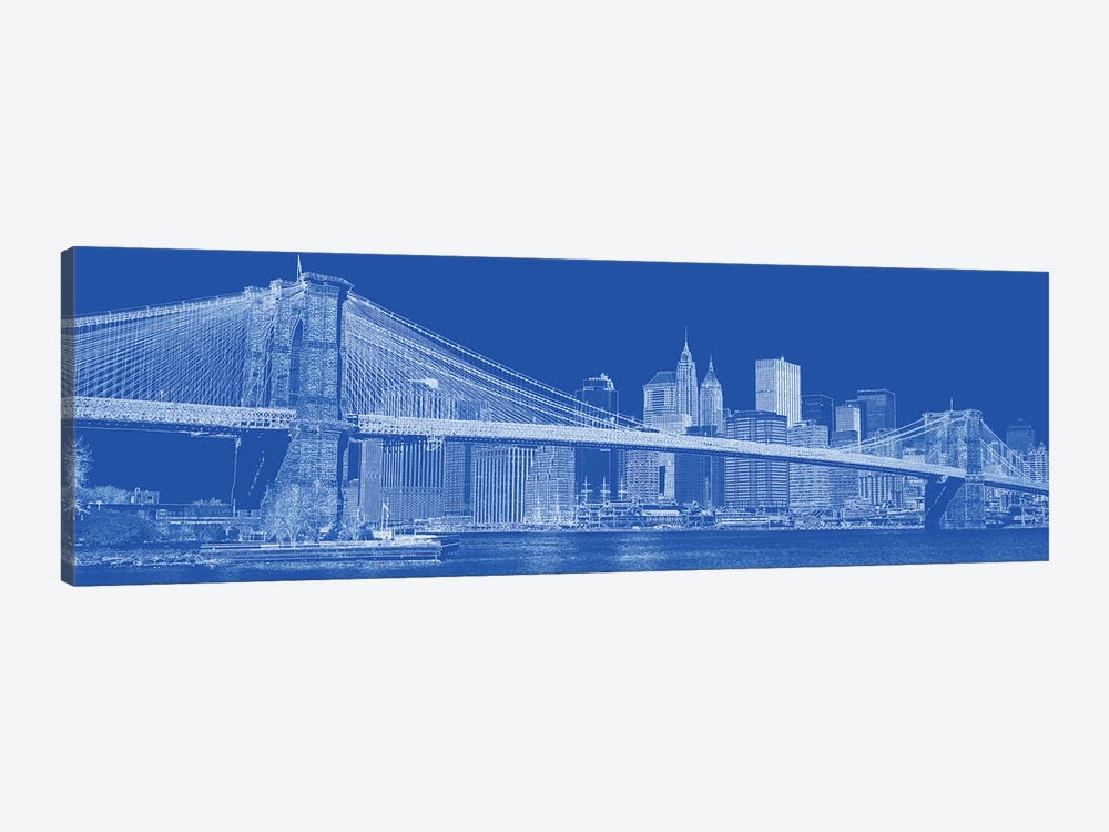 Brooklyn Bridge Over East River, New York City, USA II by Panoramic Images 1-piece Canvas Print