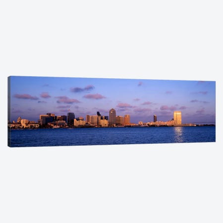 Sunset, San Diego, California, USA Canvas Print #PIM1432} by Panoramic Images Canvas Wall Art