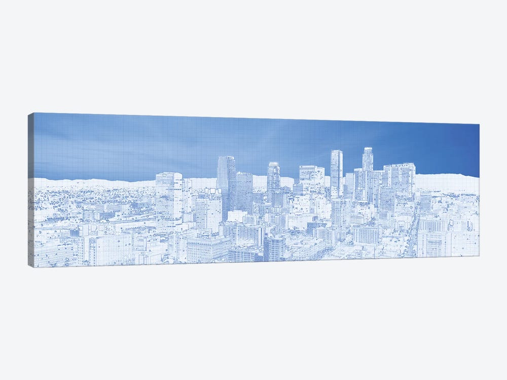 City Of Los Angeles, Los Angeles County, California, USA by Panoramic Images 1-piece Canvas Artwork
