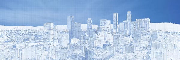 Los Angeles: City Of Los Angeles, Los Angeles County, California, USA by Panoramic Images