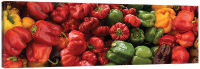 Close-Up Of Assorted Pepper For Sale At Market I Canvas Art Print - Pepper Art