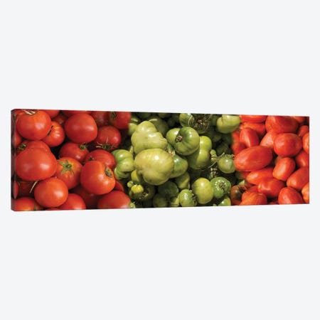 Close-Up Of Assorted Tomatoes Canvas Print #PIM14378} by Panoramic Images Art Print