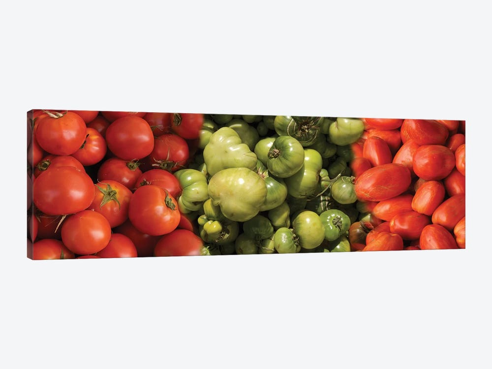 Close-Up Of Assorted Tomatoes by Panoramic Images 1-piece Art Print