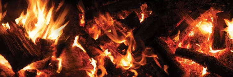Close-Up Of Bonfire At Night II by Panoramic Images wall art