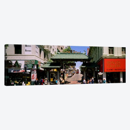 USA, California, San Francisco, Chinatown, Tourists in the market Canvas Print #PIM143} by Panoramic Images Canvas Art Print