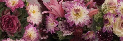 Close-Up Of Flowers In A Bouquet by Panoramic Images canvas print