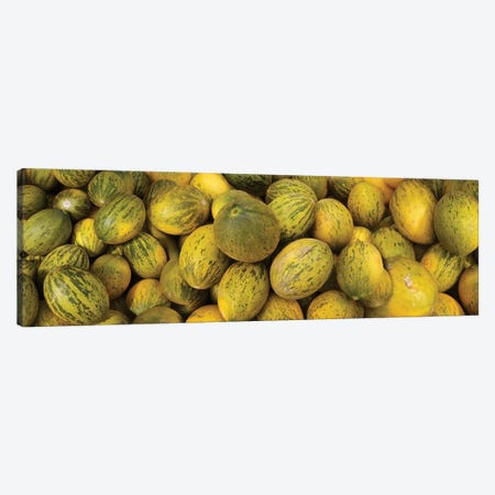 Close-Up Of Melons For Sale Canvas Print #PIM14456} by Panoramic Images Art Print