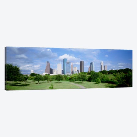 Cityscape, Houston, TX Canvas Print #PIM1449} by Panoramic Images Art Print