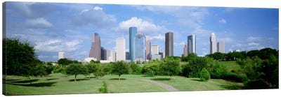Cityscape, Houston, TX Canvas Art Print - Texas Art