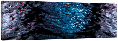 Close-Up Of Reflection Of Wheels On Water Canvas Art Print - Abstract Photography