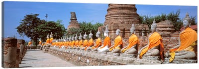 Ayutthaya Thailand Canvas Art Print - Buddhism Art