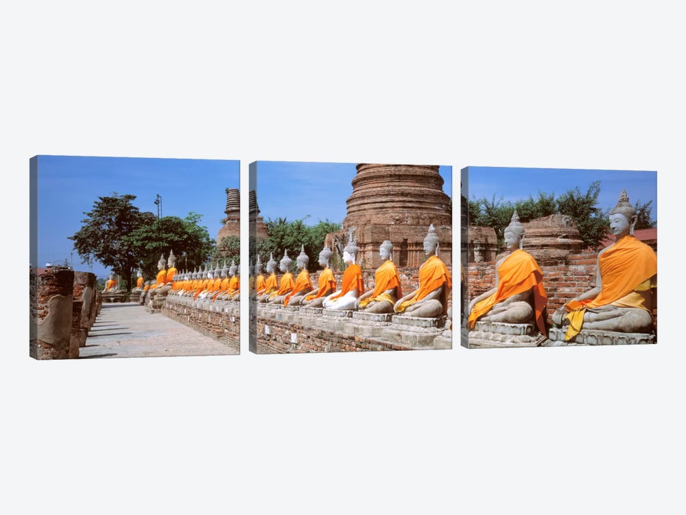 Ayutthaya Thailand by Panoramic Images 3-piece Canvas Print