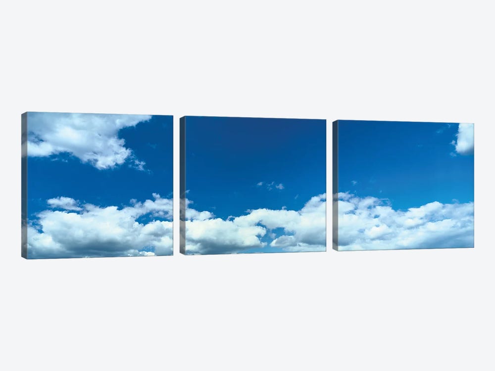 Clouds In The Sky, Wisconsin, USA by Panoramic Images 3-piece Canvas Art Print