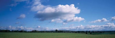 Clouds Over A Field, Upstate New York, USA by Panoramic Images canvas print