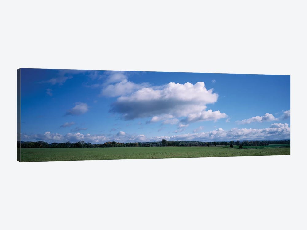 Clouds Over A Field, Upstate New York, USA by Panoramic Images 1-piece Canvas Wall Art