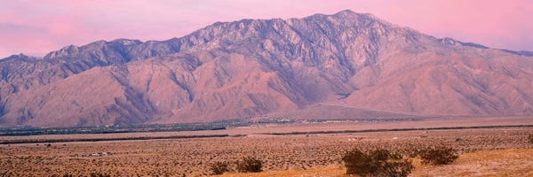 Palm Springs: Clouds Over Mountains, San Jacinto Peak, San Jacinto Range, Palm Springs, California, USA by Panoramic Images
