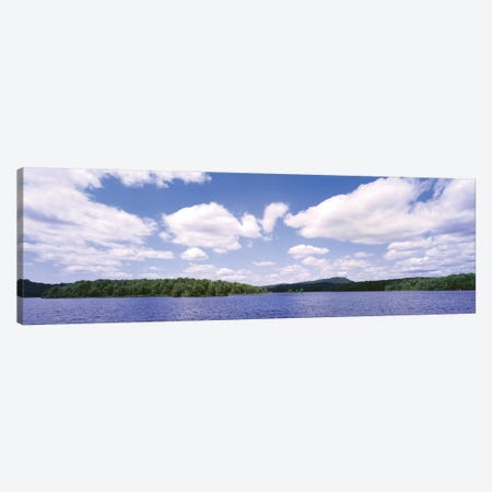 Clouds Over Oswegatchie River, Adirondack Mountains, Wanakena, New York State, USA Canvas Print #PIM14575} by Panoramic Images Canvas Artwork