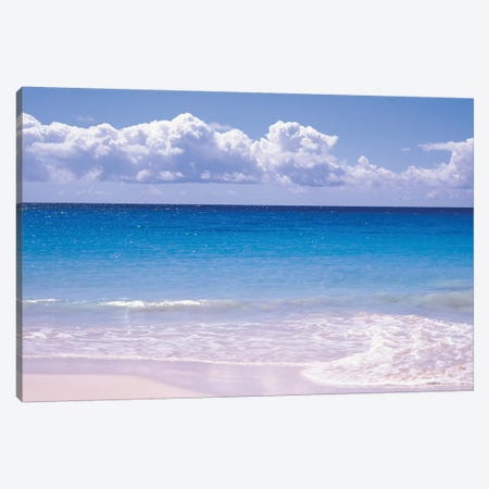 Clouds Over Sea, Caribbean Sea, Vieques, Puerto Rico Canvas Print #PIM14576} by Panoramic Images Canvas Wall Art