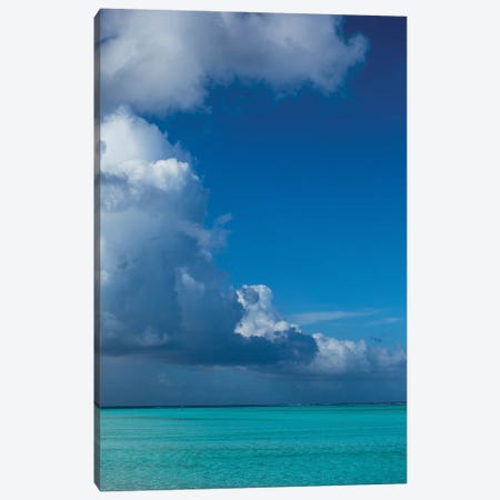 Clouds Over The Pacific Ocean, Bora Bora, Society Islands, French Polynesia III Canvas Print #PIM14580} by Panoramic Images Canvas Art
