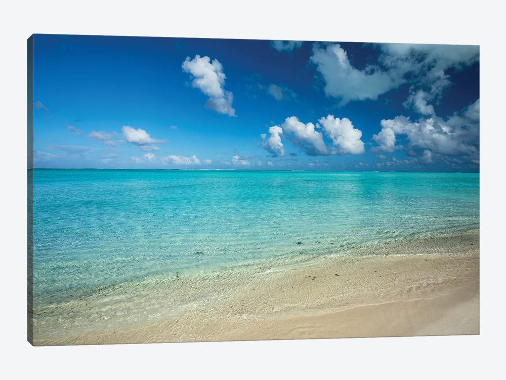 Clouds Over The Pacific Ocean, Bora Bora, Society Islands, French Polynesia V by Panoramic Images 1-piece Canvas Artwork