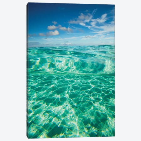 Clouds Over The Pacific Ocean, Bora Bora, Society Islands, French Polynesia VII Canvas Print #PIM14584} by Panoramic Images Art Print