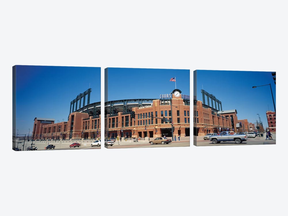 Coors Field, Denver, Colorado, USA, 1995 by Panoramic Images 3-piece Canvas Art